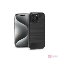   Haffner PT-6859 Apple iPhone 15 Pro Carbon fekete szilikon hátlap