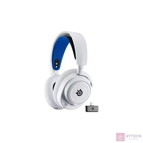 SteelSeries Arctis Nova 7P vezeték nélküli fehér gamer headset