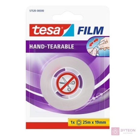 Tesa 57520 TesaFILM 25mx19mm kézzel téphető ragasztószalag