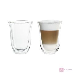 DeLonghi  DLSC312 latte macchiato üvegpohár, 2 db