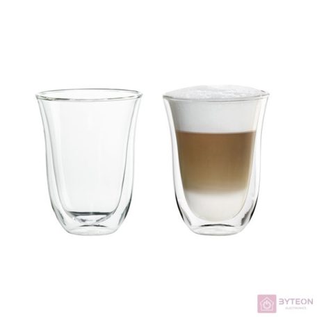 DeLonghi  DLSC312 latte macchiato üvegpohár, 2 db
