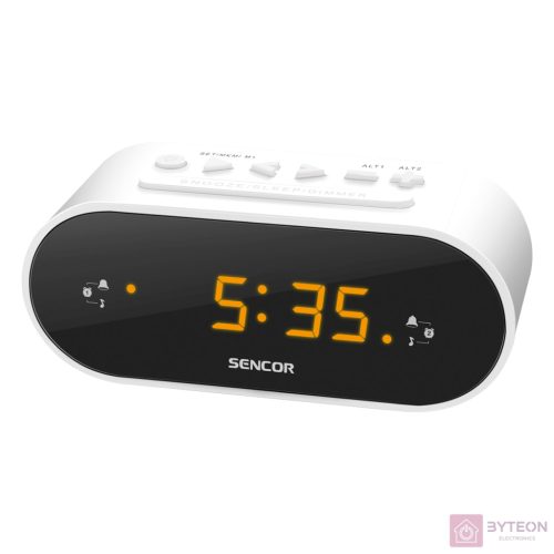 Sencor SRC 1100 W fehér rádiós ébresztőóra