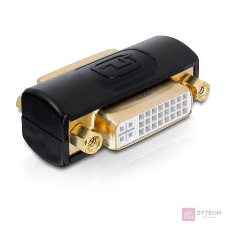 Delock 65225 DVI 24+5 tűs anya / anya adapter
