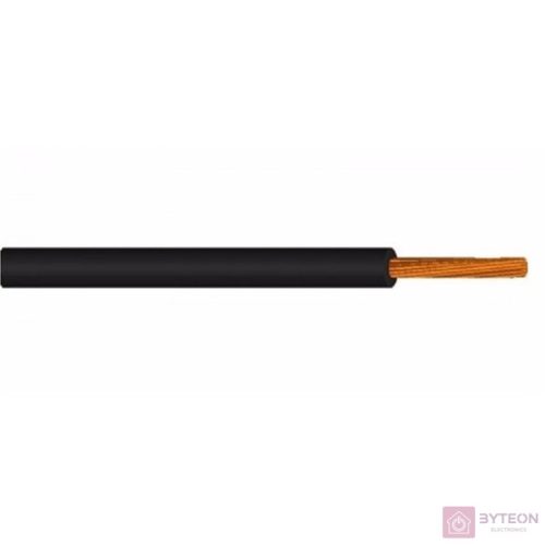 H07V-K 1x2,5 mm2 100m Mkh fekete sodrott vezeték