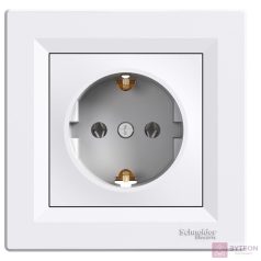 Schneider EPH2900121 ASFORA Fehér 2P+F csatlakozóaljzat