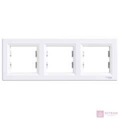 Schneider EPH5800321 ASFORA Vízszintes, fehér 3-as keret