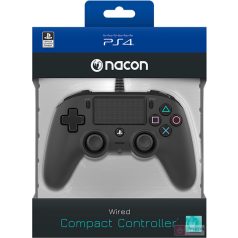 Nacon Compact PS4 fekete vezetékes kontroller