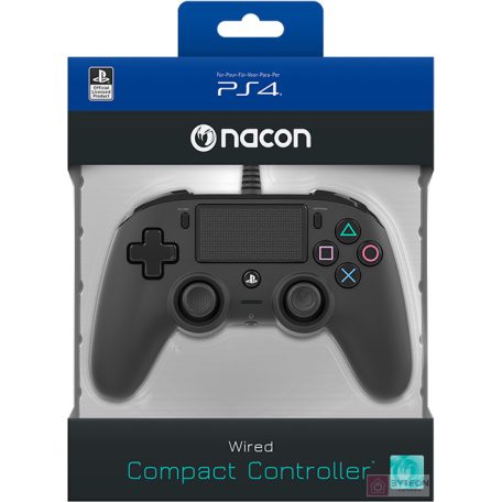 Nacon Compact PS4 fekete vezetékes kontroller