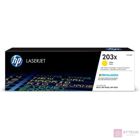 HP 203X (CF542X) - Sárga, nagy kapacitású