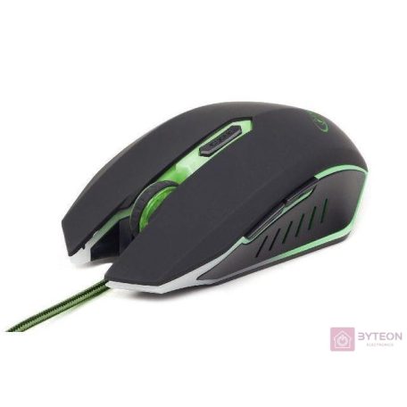 Gembird Gaming 001 - Fekete/Zöld
