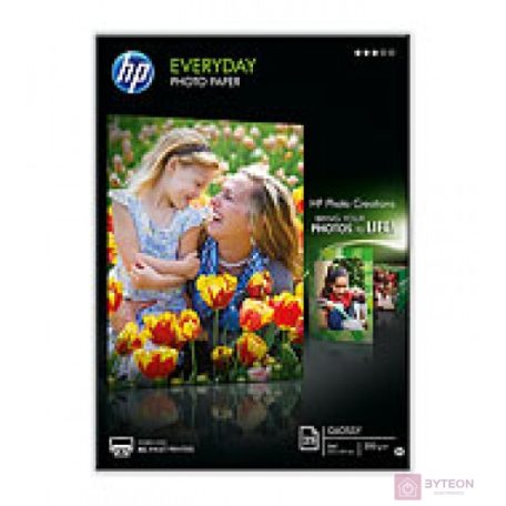 HP Fényes Fotópapír [A4, 200g, fényes, 25db]