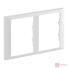   Legrand 754222 Valena Life 2x2P+F csatlakozóaljzathoz fehér kettős keret