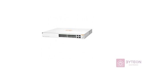 Aruba Instant On JL684A 1930 24xGbE LAN 4xSFP+ port smart menedzselhető PoE (370W) switch
