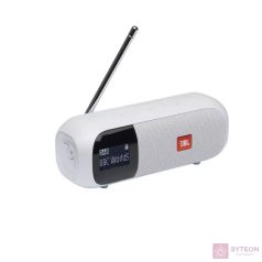   JBL Tuner2 fehér hordozható Bluetooth FM/DAB rádiós hangszóró