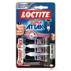   Henkel Loctite Super Bond Power Gél Mini Trio 3x1g pillanatragasztó