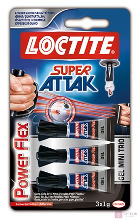 Henkel Loctite Super Bond Power Gél Mini Trio 3x1g pillanatragasztó