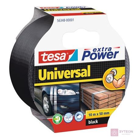 Tesa Extra Power 50mmx10m fekete szövetszalag