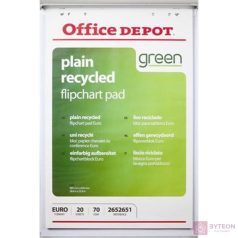   Office Depot 5 tömb újrahasznosított sima flipchart papír