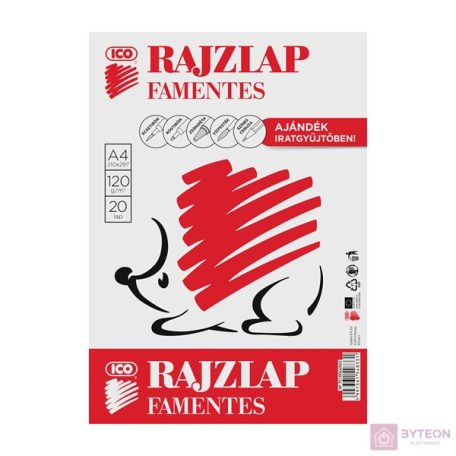ICO Süni A4 famentes 20db rajzlap