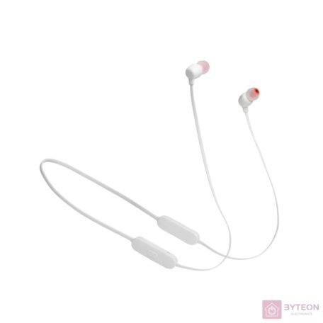 JBL T125BTWHT Bluetooth nyakpántos fehér fülhallgató