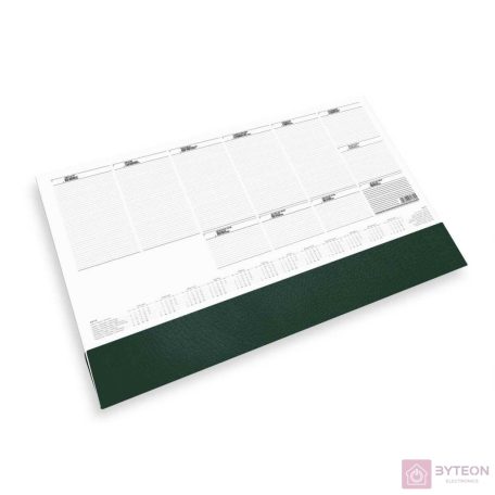 Kalendart T110 könyöklő zöld asztali naptár