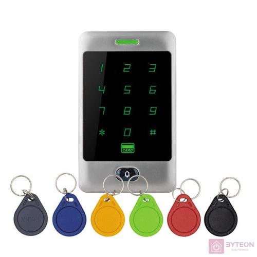 KIT-CON-A3 Kültéri / fém / 125kHz / 6db CON-TAG-el / IP65 RFID olvasó és kódzár