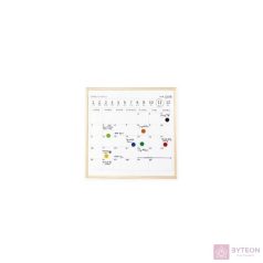   Kikkerland MH76-L naptárral nagy mágneses törölhető tábla