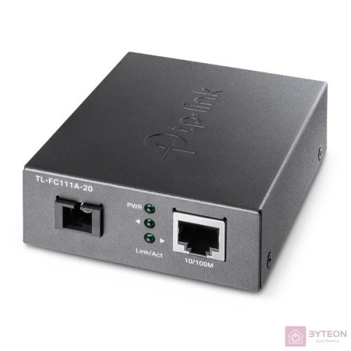 TP-Link TL-FC111A-20 10/100Mbps RJ45 to 100 Mbps Single-mode SC WDM Bi-Directional Fiber Converter