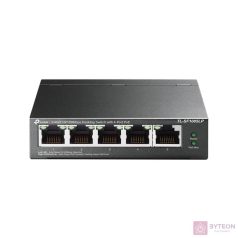   TP-Link TL-SF1005LP 5x10/100Mbps LAN port 4xPoE nem menedzelhető asztali switch