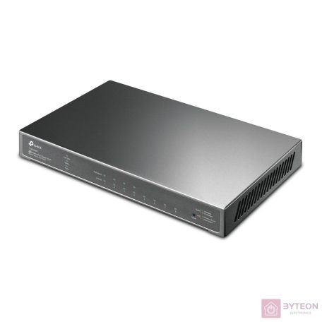 TP-Link TL-SG2008P JetStream 4xGbE PoE+ LAN 4xGbE LAN smart menedzselhető PoE+ switch