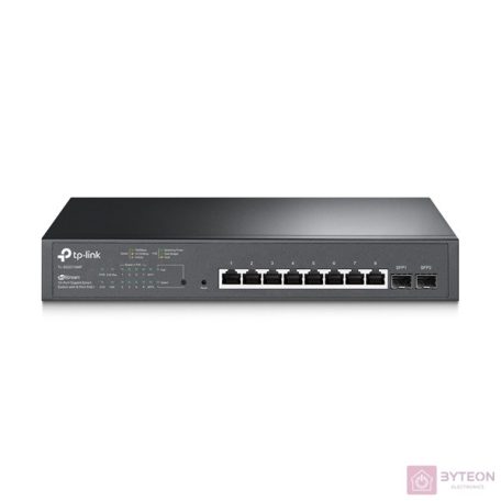 TP-Link TL-SG2210MP JetStream 8xGbE PoE+ LAN 2xGbE SFP port smart menedzselhető PoE+ switch
