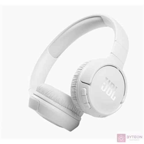 JBL T510BTWHT Bluetooth mikrofonos fehér fejhallgató