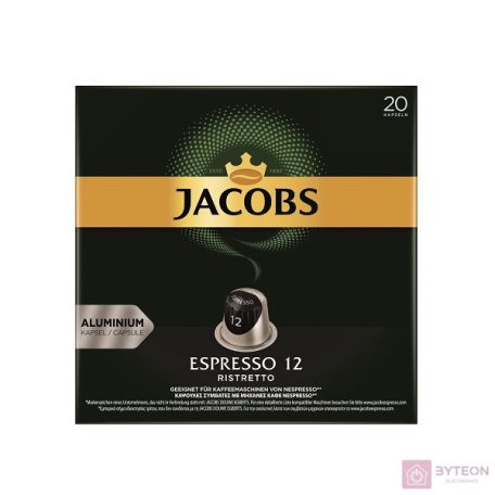 Douwe Egberts Jacobs Espresso Ristretto Nespresso kompatibilis 20 db kávékapszula