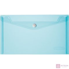 Herlitz PP DL átlátszó kék patentos tasak