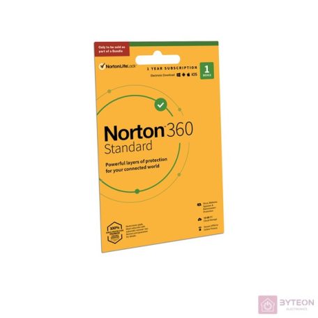 Norton 360 STANDARD 10GB SWS 1 Felhasználó 1 gép 1 éves dobozos vírusirtó szoftver