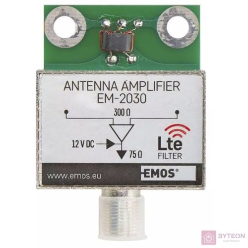 Emos J5803 30dB VHF/UHF antenna előerősítő