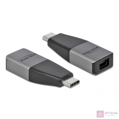 Delock 64121 USB Type-C apa > mini DisplayPort anya 4K 60Hz kompakt adapter