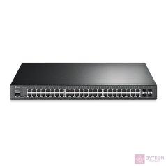   TP-Link TL-SG3452P JetStream 48xGbE PoE LAN 4xGbE SFP port L2+ menedzselhető PoE+ switch