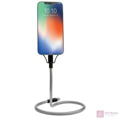   Kikkerland US212-EU USB/Lightning gooseneck kábel és telefontartó