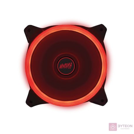 Ventaris F300 120mm piros ház hűtőventilátor