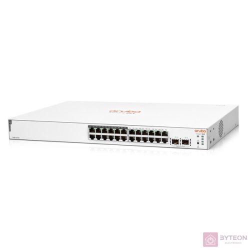 Aruba Instant On JL813A 1830 24xGbE LAN 12xPoE LAN port 2xSFP port smart menedzselhető PoE (195W) switch