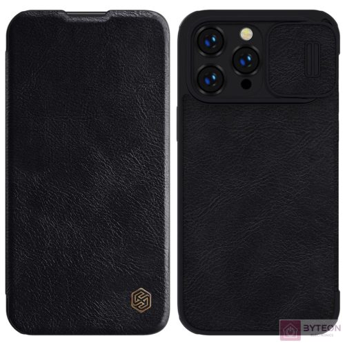 Nillkin Qin Pro Leather Case for iPhone 14 Pro Max (Black)