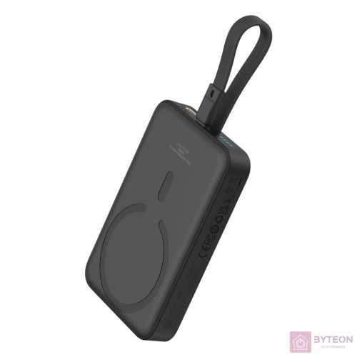 Baseus Magnetic Mini Powerbank, 10000mAh, USB-C, 20W, MagSafe (fekete)