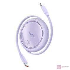 Baseus Free2Draw USB-C - USB-C kábel, PD, 100 W, 1 m (lila)