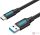 USB 3.0 A to USB-C Cable Vention COZBF 3A 1m Black PVC