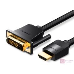   Kabel HDMI do DVI (24+1) Vention ABFBI 3m, 4K 60Hz/ 1080P 60Hz (Czarny)