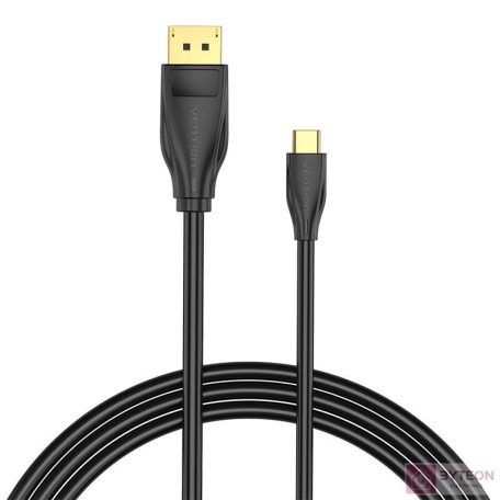 USB-C to DisplayPort 1.4 Cable Vention CGYBG, 1,5m, 8K 60Hz/4K 120Hz (black)
