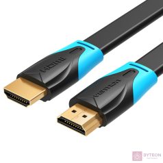Flat HDMI Cable Vention VAA-B02-L150, 1.5m, 4K 60Hz (Black)