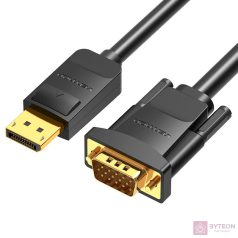   DisplayPort to VGA Cable Vention HBLBG 1,5m, 1080P 60Hz(Black)