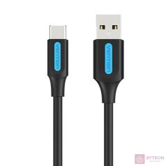 USB 2.0 A to USB-C Cable Vention COKBH 3A 2m Black